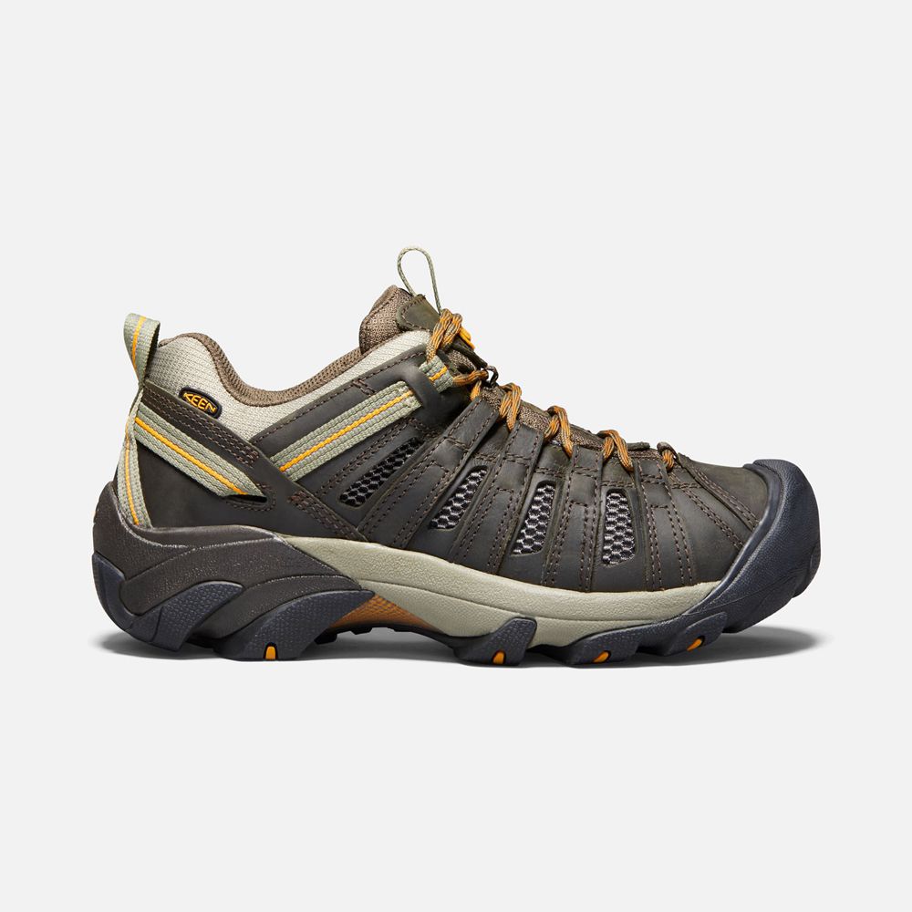 Keen Wandelschoenen Heren Olijfgroen/Zwart - Voyageur - 37615-JNYD